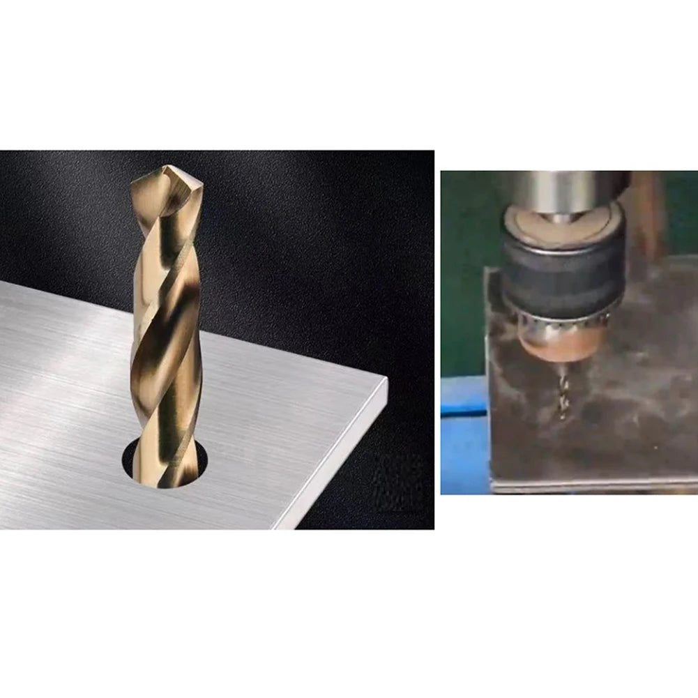 5/10pcs HSS M35 Cobalt Juego de Brocas de 1mm, 1.5mm, 2mm, 2.5mm y 3mm para Acero Inoxidable Brocas de barrena de alta calidad para taladro de columna