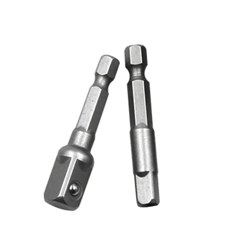 Juego de adaptadores de enchufe de acero cromo vanadio, vástago hexagonal de 1/4" 3/8" 1/2", mechas de extensión para taladro, barra de herramientas eléctricas TF003.