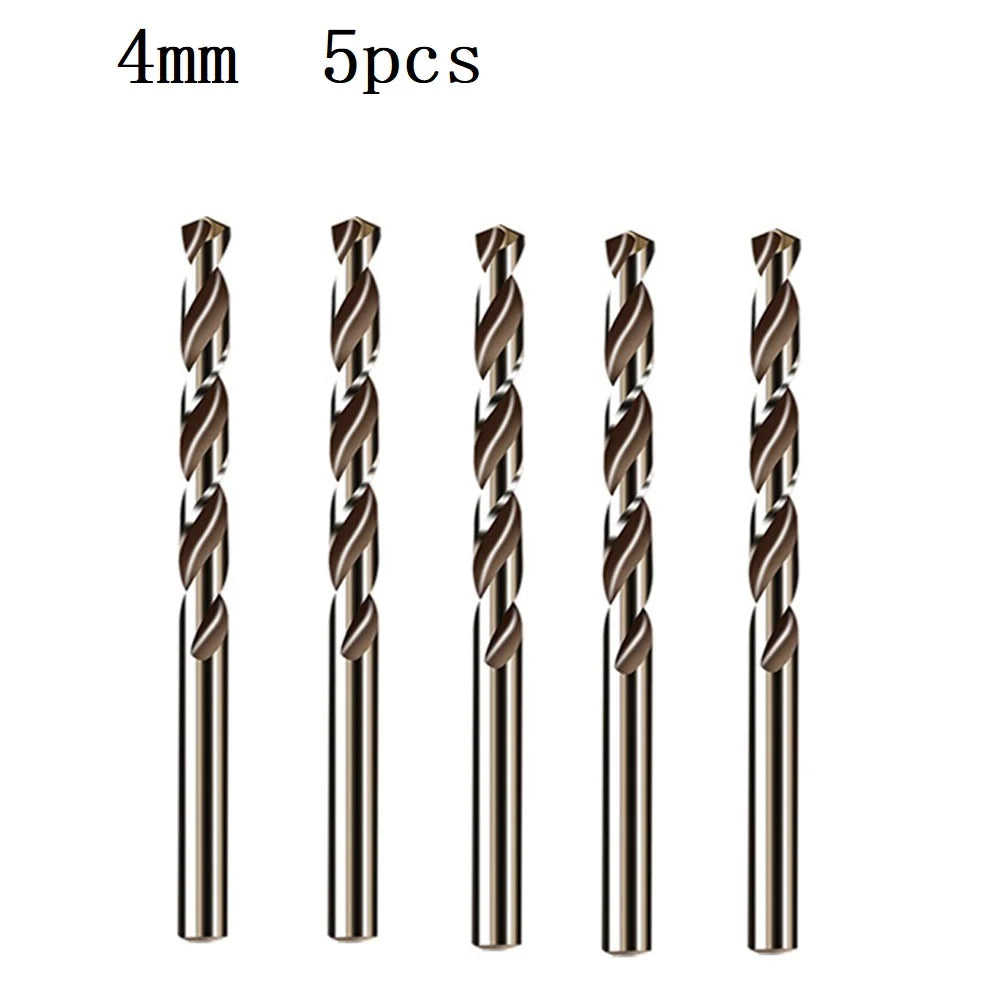 5/10pcs HSS M35 Cobalt Juego de Brocas de 1mm, 1.5mm, 2mm, 2.5mm y 3mm para Acero Inoxidable Brocas de barrena de alta calidad para taladro de columna