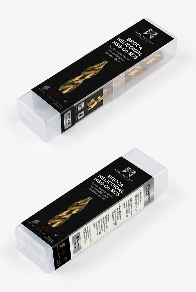 Broca HSS-CO M35 punta escalonada/piramidal Mayorista